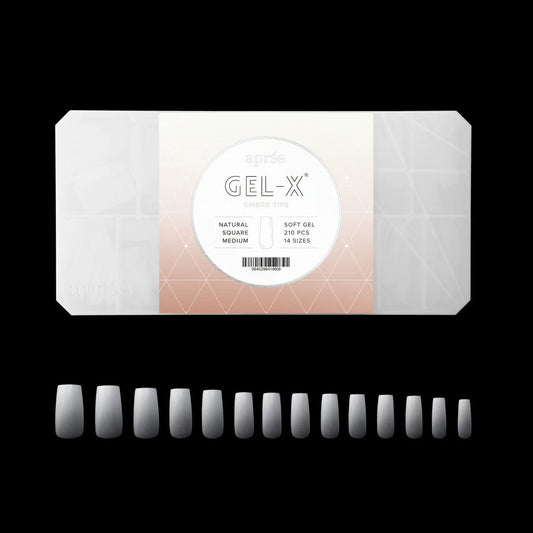 Gel - X Ombre Natural Square - Beauty Bargains Canada