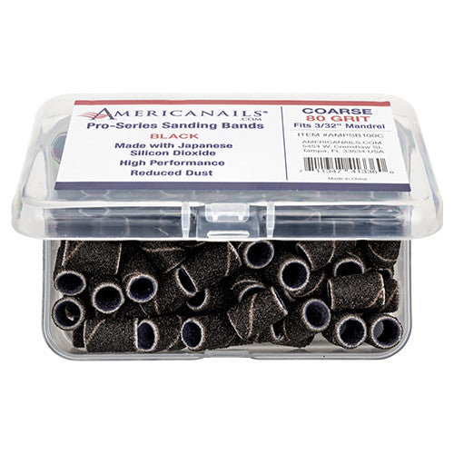 AMericanails black sanding bands 100 piece